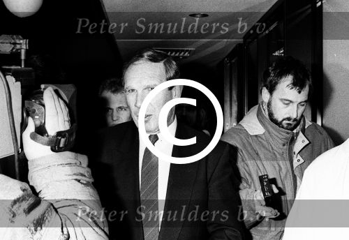 Eindhoven, 10 Maart 1987 Ontslag Hans Kraaij Sr.
Foto Peter Smulders BV