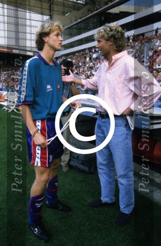 Hans Kraay Jr. in gesprek met Jordi Cruijff
Foto Peter Smulders Bv