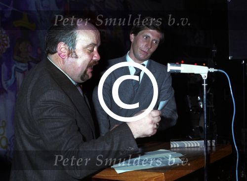 Eindhoven 1979
Feest Supportersclub PSV (60 jaar bestaan) opgericht in 1920 en is de oudste supp. club van Nederland.
Voorzitter Ad Schreuders
Foto Peter Smulders BV
