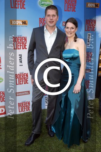 Amsterdam 13 mei 2013
Premiere leve boerenliefde in tuschinski. Boer henk v Vliet met partner Fiona
Peter Smulders bv