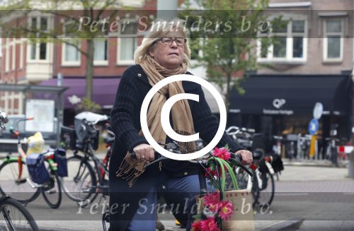 Amsterdam 15 mei 2013
Herma Krabbe op de fiets.
Peter Smulders bv