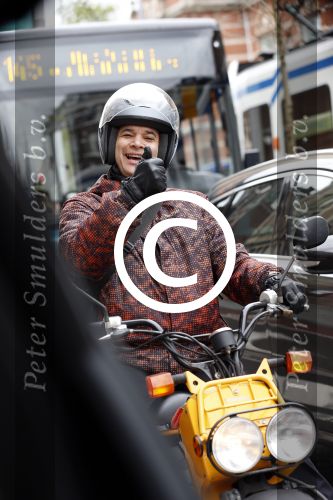 Amsterdam 29 april 2013
John Jones op de scooter.
Peter Smulders bv