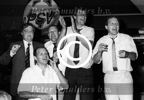 Venlo, 28 Mei 1987 Excelsior-PSV, gespeeld in de Koel te Venlo, eindstand 2-3 en PSV Landskampioen

Foto Peter Smulders BV