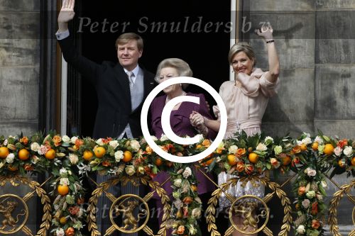 Amsterdam, 30 April 2013
Inhuldiging Koning Willem Alexander en Koningin Maxima
Op het Paleis op de Dam
Foto Peter Smulders BV