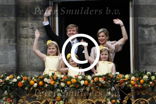 Amsterdam, 30 April 2013
Inhuldiging Koning Willem Alexander en Koningin Maxima
Op het Paleis op de Dam
Foto Peter Smulders BV