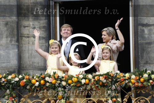 Amsterdam, 30 April 2013
Inhuldiging Koning Willem Alexander en Koningin Maxima
Op het Paleis op de Dam
Foto Peter Smulders BV