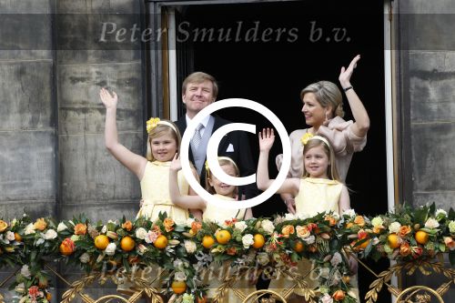 Amsterdam, 30 April 2013
Inhuldiging Koning Willem Alexander en Koningin Maxima
Op het Paleis op de Dam
Foto Peter Smulders BV