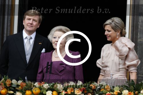 Amsterdam, 30 April 2013
Inhuldiging Koning Willem Alexander en Koningin Maxima
Op het Paleis op de Dam
Foto Peter Smulders BV