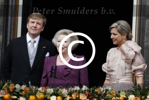 Amsterdam, 30 April 2013
Inhuldiging Koning Willem Alexander en Koningin Maxima
Op het Paleis op de Dam
Foto Peter Smulders BV