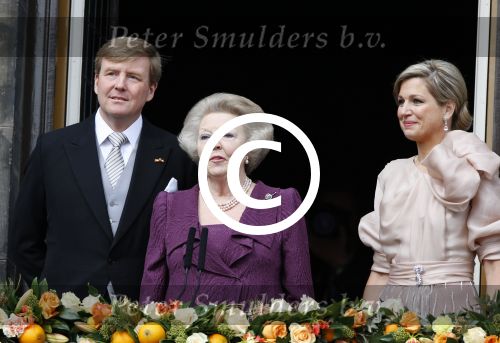 Amsterdam, 30 April 2013
Inhuldiging Koning Willem Alexander en Koningin Maxima
Op het Paleis op de Dam
Foto Peter Smulders BV
