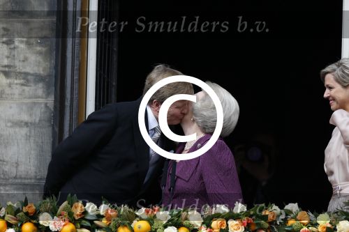 Amsterdam, 30 April 2013
Inhuldiging Koning Willem Alexander en Koningin Maxima
Op het Paleis op de Dam
Foto Peter Smulders BV
