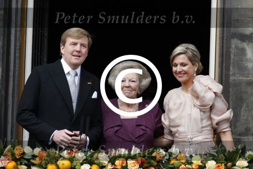 Amsterdam, 30 April 2013
Inhuldiging Koning Willem Alexander en Koningin Maxima
Op het Paleis op de Dam
Foto Peter Smulders BV