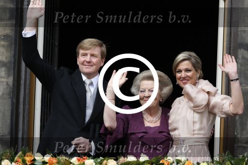 Amsterdam, 30 April 2013
Inhuldiging Koning Willem Alexander en Koningin Maxima
Op het Paleis op de Dam
Foto Peter Smulders BV