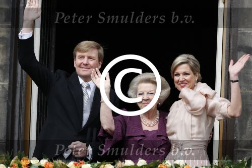 Amsterdam, 30 April 2013
Inhuldiging Koning Willem Alexander en Koningin Maxima
Op het Paleis op de Dam
Foto Peter Smulders BV