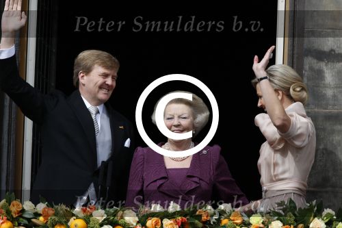Amsterdam, 30 April 2013
Inhuldiging Koning Willem Alexander en Koningin Maxima
Op het Paleis op de Dam
Foto Peter Smulders BV