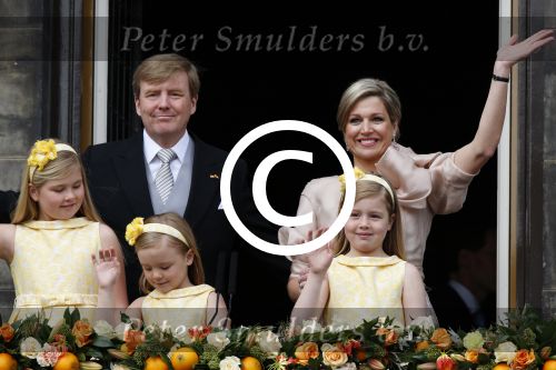 Amsterdam, 30 April 2013
Inhuldiging Koning Willem Alexander en Koningin Maxima
Op het Paleis op de Dam
Foto Peter Smulders BV