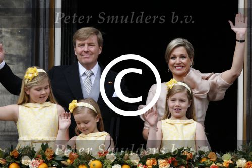 Amsterdam, 30 April 2013
Inhuldiging Koning Willem Alexander en Koningin Maxima
Op het Paleis op de Dam
Foto Peter Smulders BV