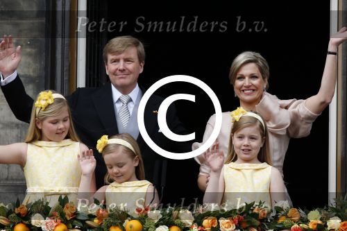 Amsterdam, 30 April 2013
Inhuldiging Koning Willem Alexander en Koningin Maxima
Op het Paleis op de Dam
Foto Peter Smulders BV