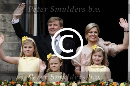 Amsterdam, 30 April 2013
Inhuldiging Koning Willem Alexander en Koningin Maxima
Op het Paleis op de Dam
Foto Peter Smulders BV