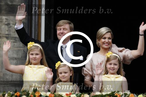 Amsterdam, 30 April 2013
Inhuldiging Koning Willem Alexander en Koningin Maxima
Op het Paleis op de Dam
Foto Peter Smulders BV