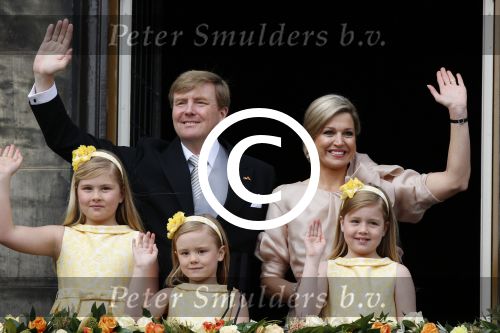 Amsterdam, 30 April 2013
Inhuldiging Koning Willem Alexander en Koningin Maxima
Op het Paleis op de Dam
Foto Peter Smulders BV
