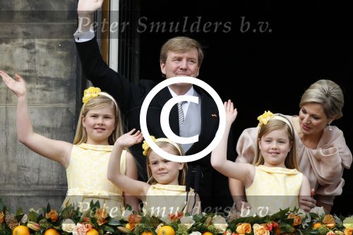 Amsterdam, 30 April 2013
Inhuldiging Koning Willem Alexander en Koningin Maxima
Op het Paleis op de Dam
Foto Peter Smulders BV