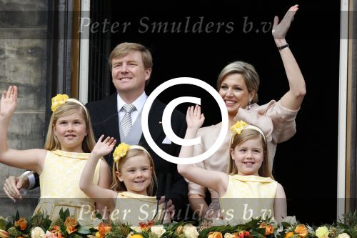 Amsterdam, 30 April 2013
Inhuldiging Koning Willem Alexander en Koningin Maxima
Op het Paleis op de Dam
Foto Peter Smulders BV