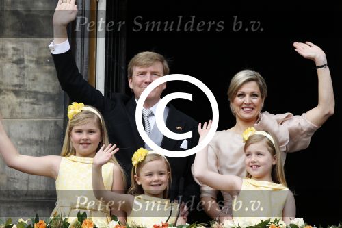Amsterdam, 30 April 2013
Inhuldiging Koning Willem Alexander en Koningin Maxima
Op het Paleis op de Dam
Foto Peter Smulders BV