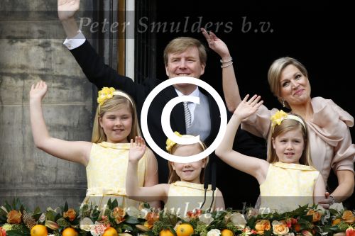 Amsterdam, 30 April 2013
Inhuldiging Koning Willem Alexander en Koningin Maxima
Op het Paleis op de Dam
Foto Peter Smulders BV