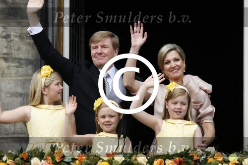 Amsterdam, 30 April 2013
Inhuldiging Koning Willem Alexander en Koningin Maxima
Op het Paleis op de Dam
Foto Peter Smulders BV