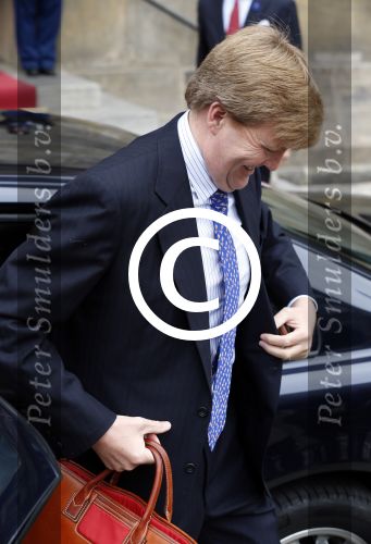 Amsterdam 16 mei 2013
Koningin Maxima en Koning Willem Alexander bij uitreiking appeltjes van Oranje op het paleijs op de dam
Peter Smulders bv