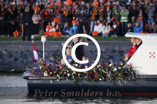 Amsterdam, 30 april 2013
Inhuldiging Koning Willem Alexander en Koningin Maxima
Met de boot rondvaren op de Ijssel
Foto Peter Smulders BV