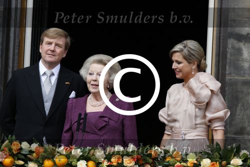 Amsterdam, 30 april 2013
Inhuldiging Koning Willem Alexander en Koningin Maxima
samen met Prinses Beatrix
Foto Peter Smulders BV