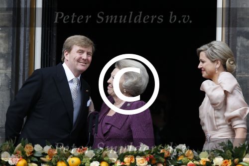 Amsterdam, 30 april 2013
Inhuldiging Koning Willem Alexander en Koningin Maxima
samen met Prinses Beatrix
Foto Peter Smulders BV