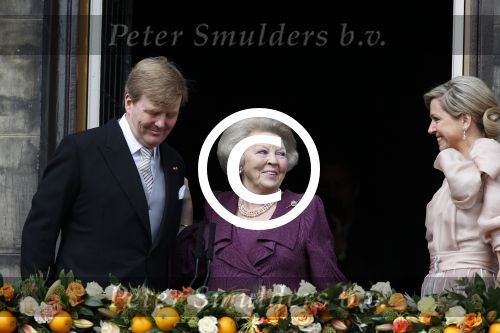 Amsterdam, 30 april 2013
Inhuldiging Koning Willem Alexander en Koningin Maxima
samen met Prinses Beatrix
Foto Peter Smulders BV
