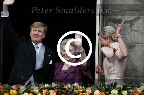 Amsterdam, 30 april 2013
Inhuldiging Koning Willem Alexander en Koningin Maxima
samen met Prinses Beatrix
Foto Peter Smulders BV