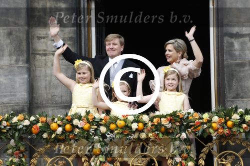Amsterdam, 30 april 2013
Inhuldiging Koning Willem Alexander en Koningin Maxima
En de prinsessen Amalia, Prinses Alexia en Prinses Ariane
Foto Peter Smulders BV