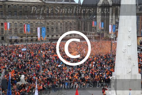 Amsterdam, 30 April 2013
Inhuldiging Koning Willem Alexander en Koningin Maxima
Op het Paleis op de Dam
Foto Peter Smulders BV