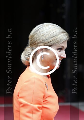 Amsterdam 16 mei 2013
Koningin Maxima en Koning Willem Alexander bij uitreiking appeltjes van Oranje op het paleijs op de dam
Peter Smulders bv