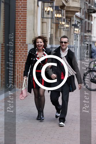 Amsterdam 28 april 2013
Premiere John v Eerd in het nieuwe de la mar theater. Maaike Widdershoven met man
Peter Smulders bv