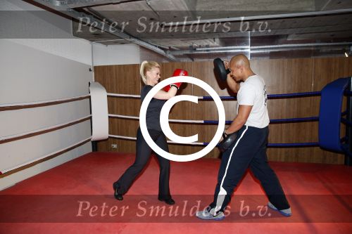 Amsterdam 17 mei 2013
Monique Sluyter traint met personal trainer Oswin Beingsick.
Peter Smulders bv