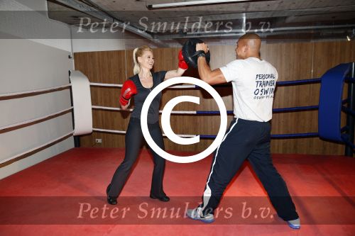Amsterdam 17 mei 2013
Monique Sluyter traint met personal trainer Oswin Beingsick.
Peter Smulders bv