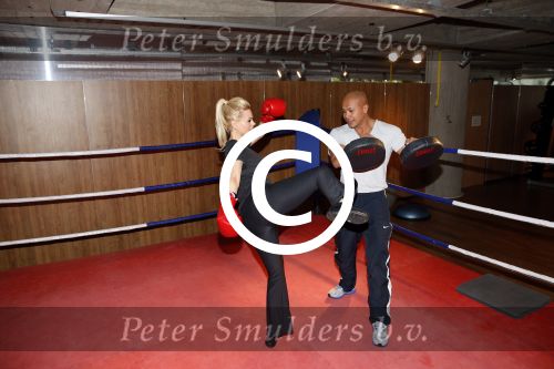 Amsterdam 17 mei 2013
Monique Sluyter traint met personal trainer Oswin Beingsick.
Peter Smulders bv