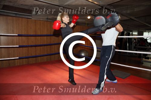 Amsterdam 17 mei 2013
Monique Sluyter traint met personal trainer Oswin Beingsick.
Peter Smulders bv