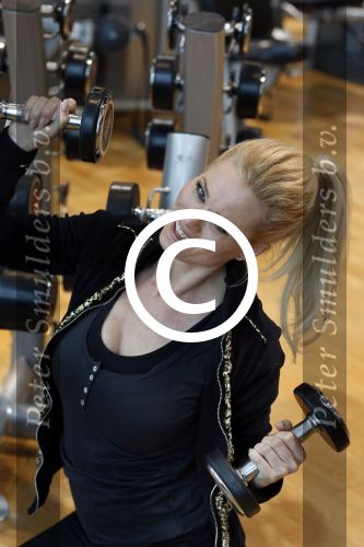Amsterdam 17 mei 2013
Monique Sluyter traint met personal trainer Oswin Beingsick.
Peter Smulders bv
