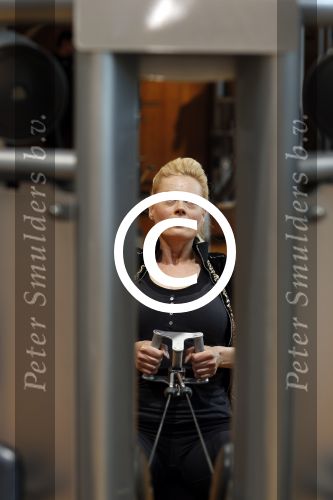 Amsterdam 17 mei 2013
Monique Sluyter traint met personal trainer Oswin Beingsick.
Peter Smulders bv