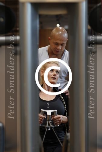 Amsterdam 17 mei 2013
Monique Sluyter traint met personal trainer Oswin Beingsick.
Peter Smulders bv