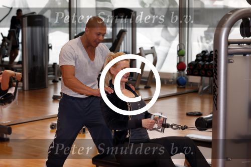 Amsterdam 17 mei 2013
Monique Sluyter traint met personal trainer Oswin Beingsick.
Peter Smulders bv
