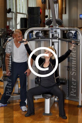 Amsterdam 17 mei 2013
Monique Sluyter traint met personal trainer Oswin Beingsick.
Peter Smulders bv