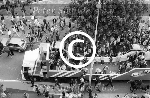 Venlo, 28 Mei 1987 Excelsior-PSV, gespeeld in de Koel te Venlo, eindstand 2-3 en PSV Landskampioen

Foto Peter Smulders BV